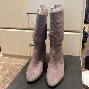 Midshaft slouchy suede boot size 9